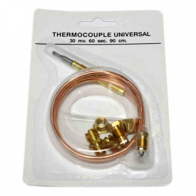 Термопара L900мм, универсальная, 30мВ