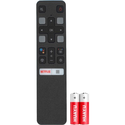 Пульт Huayu для TCL RC802V FMR1 (Netflix, голосовое управление) (HTC108 в коробке и с батарейками)