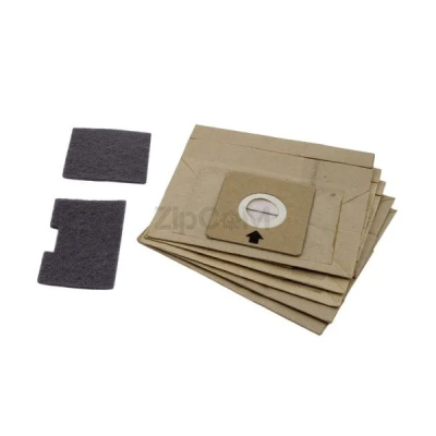 Набор мешков бумажных (5 шт) + фильтр мотора + выходной для пылесосов Gorenje 342253